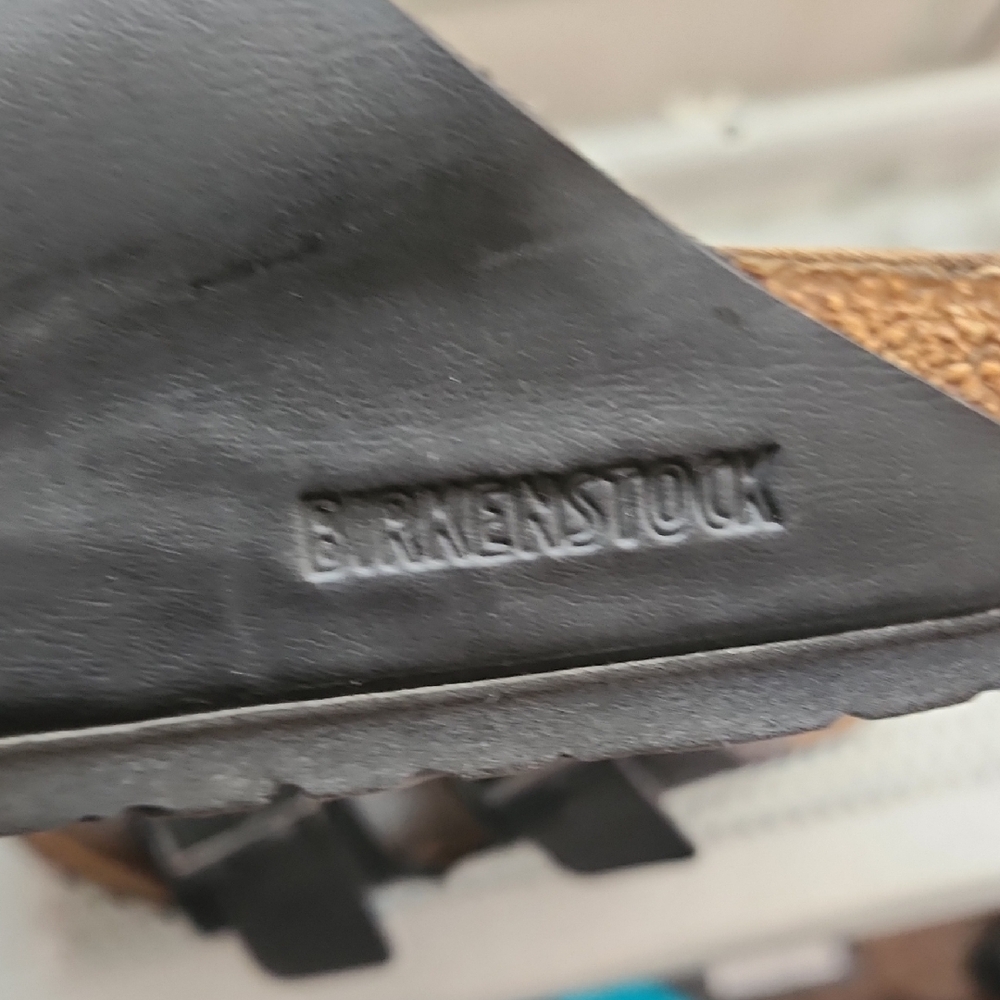 Birkenstock Brown Dark Leather Sandals - Picture 5 of 13